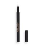 Creion pentru Sprancene - Makeup Revolution Hair Stroke Brow Pen, nuanta Medium Brown, 0.5 ml