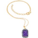 Colier Purple Stone Lucy Style 2000