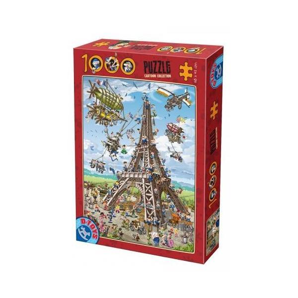 Puzzle 1000. Cartoon Collection: Turnul Eiffel