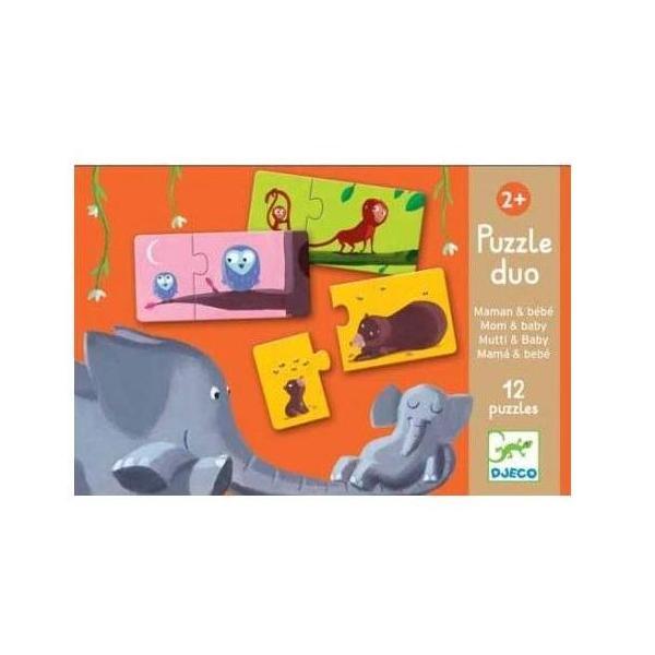 Puzzle Duo, Maman et bebe. Mama si puiul