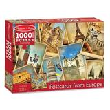 Puzzle 1000, Postcards from Europe. Vederi din Europa
