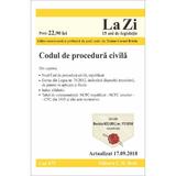 Codul de procedura civila. Actualizat 17.09.2018, editura C.h. Beck