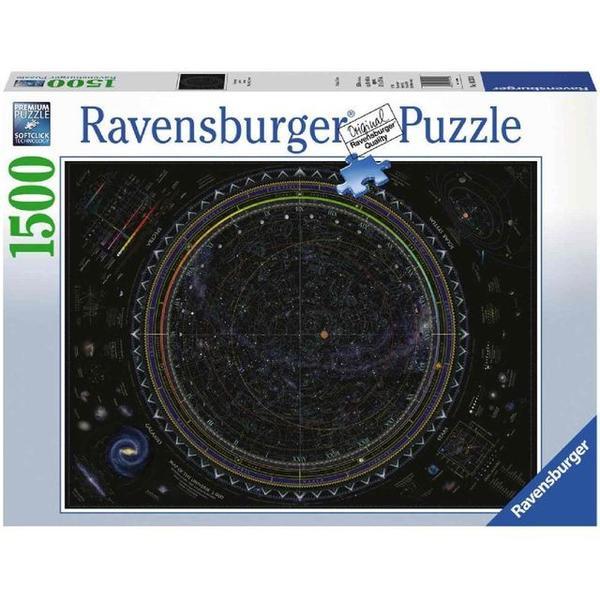 Puzzle Harta Universului, 1500 Piese - Ravensburger