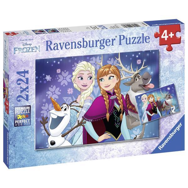 Puzzle Frozen, 2X24 Piese - Ravensburger