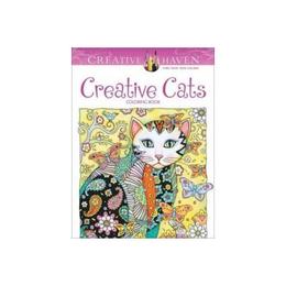 Creative Haven Creative Cats Coloring Book, editura Dover Childrens Books