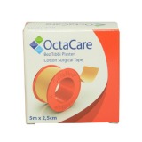 Banda Adeziva Suport Textil - Octamed OctaCare Cotton Surgical Tape, 2.5 cm x 5 m