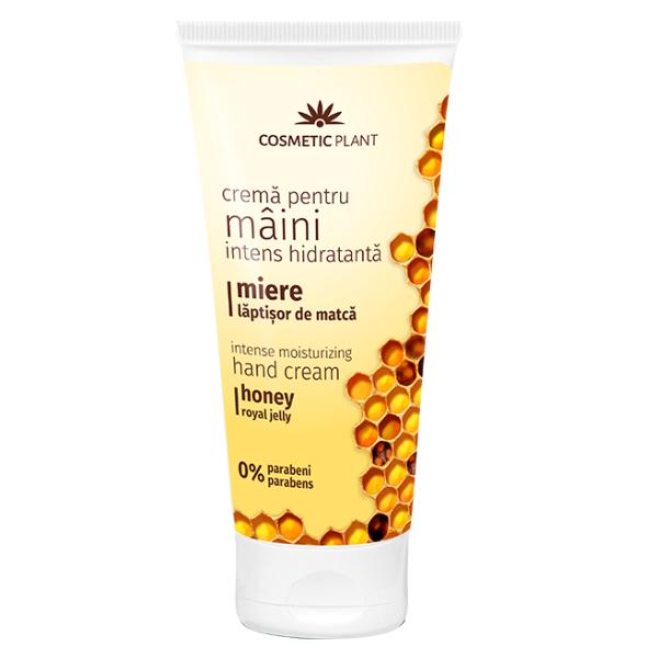 Crema Intens Hidratanta pentru Maini cu Miere si Laptisor de Matca Cosmetic Plant, 100ml