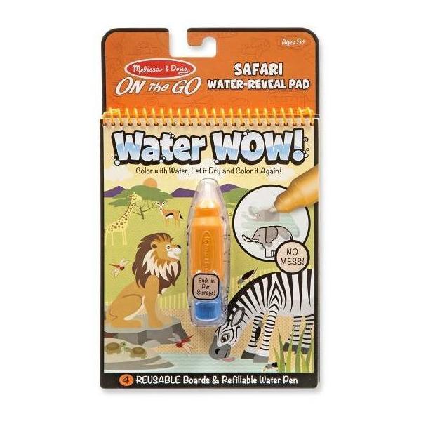 Carnet de colorat Water Wow!, Apa magica. Safari