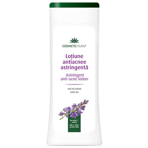 Lotiune Antiacnee Astringenta cu Ulei de Salvie Cosmetic Plant, 200ml