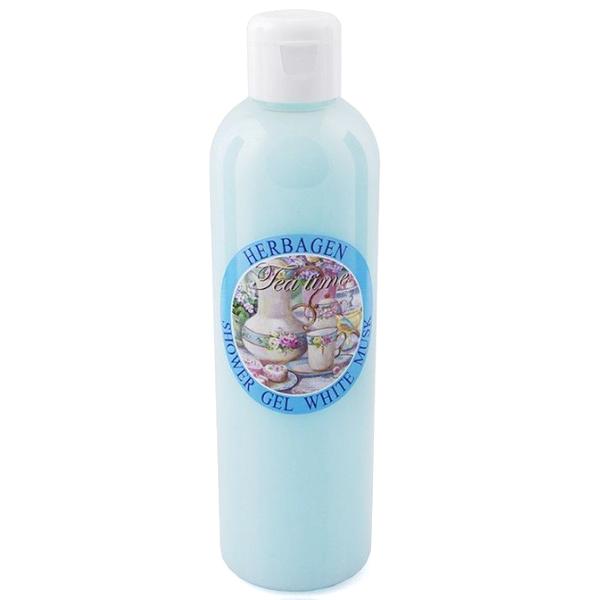 Gel de Dus Mosc Alb Tea Time Herbagen, 250ml