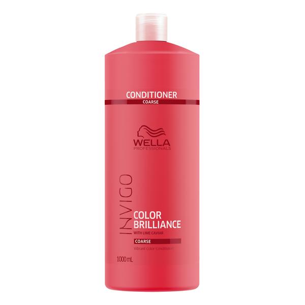Balsam pentru Par Vopsit, Aspru - Wella Professionals Invigo Color Brilliance Vibrant Color Conditioner Coarse Hair, 1000ml