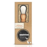 Set Cadou Men's Fuzzy Duck Cedarwood & Wild Sage Shaving Set - Crema pentru Barbierit 100ml, Pamatuf pentru Barbierit