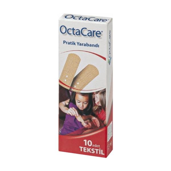 Plasturi Prim Ajutor Textil - Octamed OctaCare Textile First Aid Plaster, 19 x 72mm, 10 buc