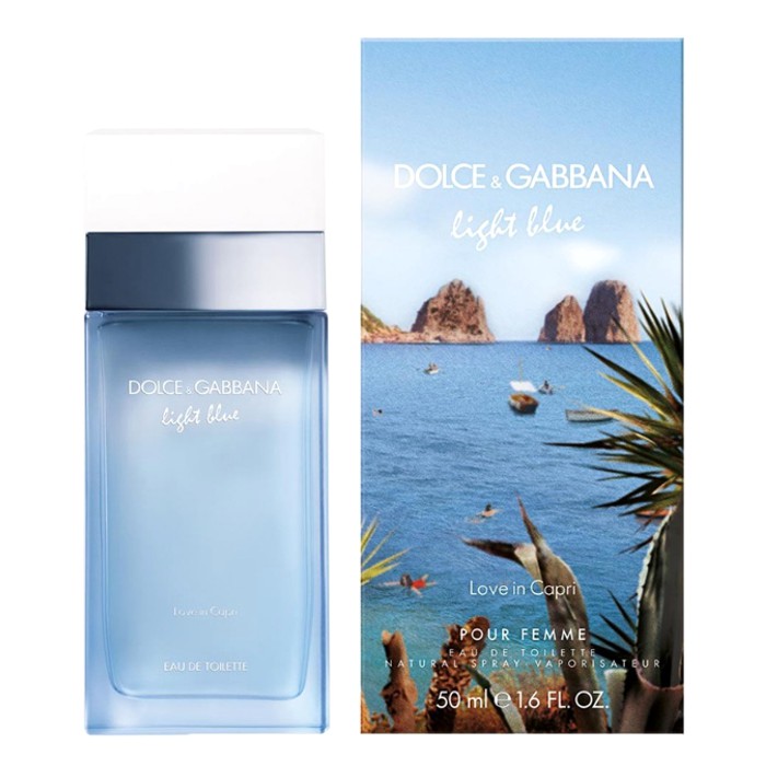 Apa de Toaleta Dolce & Gabbana Light Blue Love in Capri, Femei, 50ml