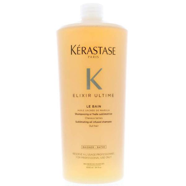 Sampon pentru Stralucire - Kerastase Elixir Ultime Le Bain Sublimating Oil Infused Shampoo, 1000ml