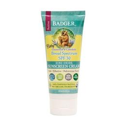 Crema protectie solara SPF 30, cu musetel, pt bebelusi, Badger, 87 ml