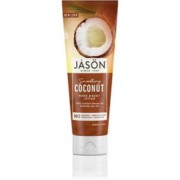 Crema hidratanta cu ulei de cocos pentru maini si corp, Jason 227 g