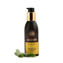 Lapte demachiant cu aloe si apa de trandafir - Soultree, 150 ml