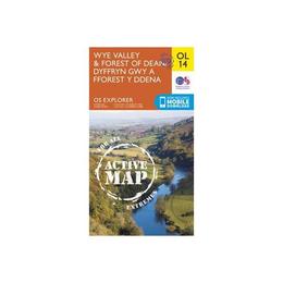 Wye Valley & Forest of Dean / Dyffryn Gwy a Fforest y Ddena, editura Ordnance Survey