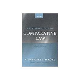 Introduction to Comparative Law, editura Oxford University Press Academ