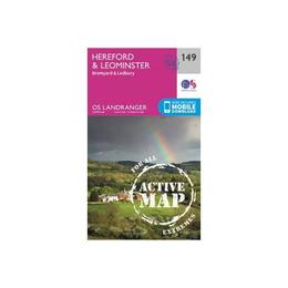 Hereford &amp; Leominster, Bromyard &amp; Ledbury, editura Ordnance Survey