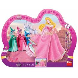 Puzzle cu rama - Aurora si Ursitoarele (25 Piese)