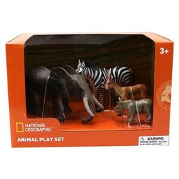 Set 4 figurine - Mamut, Rinocer, Zebra, Antilopa