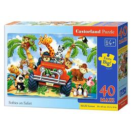 Puzzle 40 Maxi - Softies on Safari