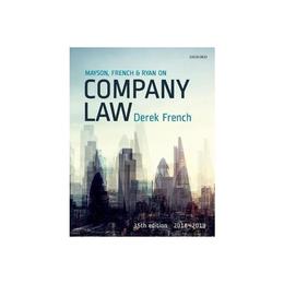 Mayson, French & Ryan on Company Law, editura Oxford University Press Academ