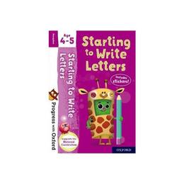 Progress with Oxford: Starting to Write Letters Age 4-5, editura Oxford Children's Books