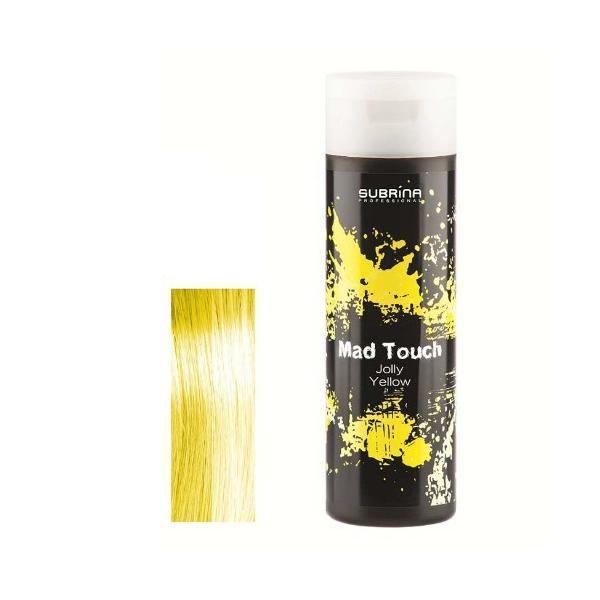 Gel pentru Colorare Directa fara Amoniac - Subrina Mad Touch Direct Hair Colour - Jolly Yellow, 200ml