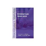 Blackstone's Statutes on Criminal Law 2018-2019, editura Oxford University Press Academ