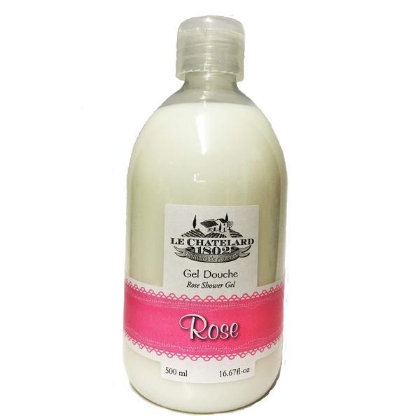 Gel de Dus Natural 500ml Trandafir Rose Le Chatelard 1802