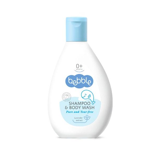 Sampon si Gel pentru Baita 2 in 1 - Bebble Shampoo & Body Wash, 200ml