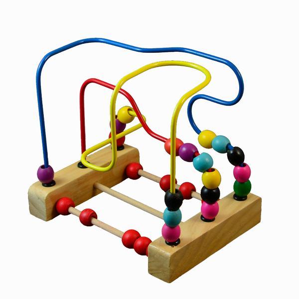 Labirint circuit bile din lemn - Ambi Toys