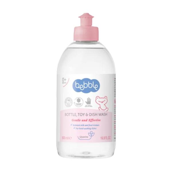 Detergent pentru Biberoane, Jucarii si Vase - Bebble Bottle, Toy & Dish Wash, 500 ml
