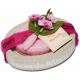 Set Cadou Savoniera Sapun Natural Marsilia Oval 100g Trandafir Bujor Rose Pivoine Le Chatelard 1802