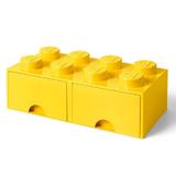 Cutie depozitare LEGO 2x4 cu sertare, galben (40061732)