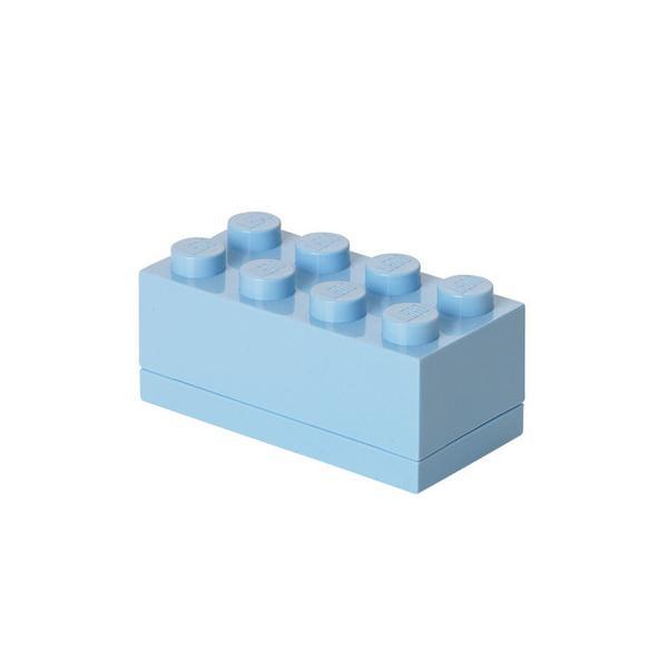 Mini cutie depozitare LEGO 2x4 albastru deschis (40121736)