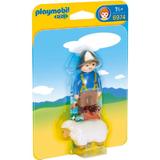 Playmobil 1.2.3 - Ciobanasul si oita isi petrec viata la stana