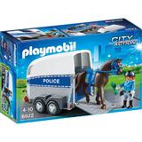 Playmobil City Action - Remorca cu cal 