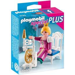 Playmobil Figurines - Cea mica isi poate crea hainute cu masinuta de tesut a reginei.