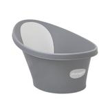 Cadita bebelusi cu protectie spate, Slate Grey, Shnuggle