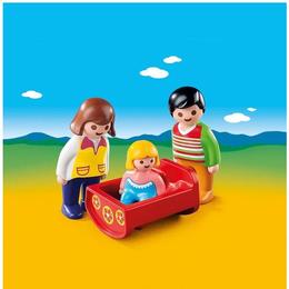 Playmobil 1.2.3 - Armonie in familie.Fetita este minunea parintilor