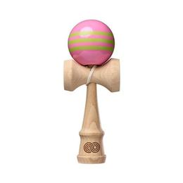 Kendama kaizen triple stripe-pink with green triple stripe