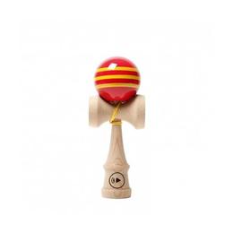 Kendama pro 2 k triple stripes red dragon (bila rosie cu dungi galbene)