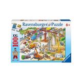 Puzzle teren de constructii, 100 piese - Ravensburger