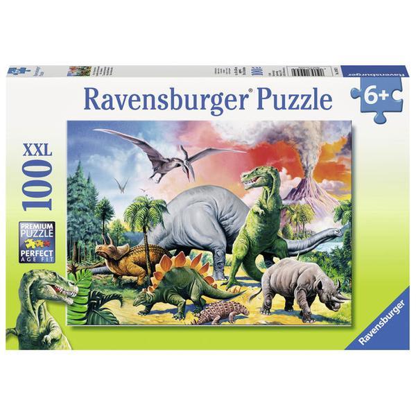 Puzzle printre dinozauri, 100 piese - Ravensburger