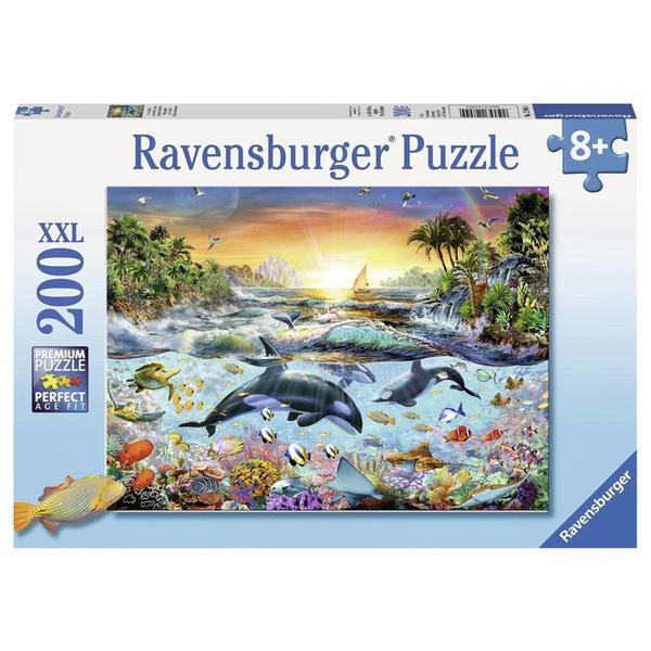 Puzzle paradisul delfinilor, 200 piese - Ravensburger