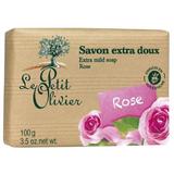 Sapun Vegetal cu Extract de Trandafir Le Petit Olivier, 100g